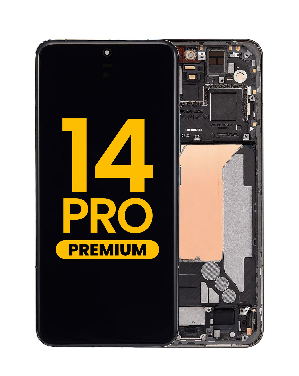 OLED Assembly with Frame for Xiaomi 14 Pro (TITANIUM) (Premium)