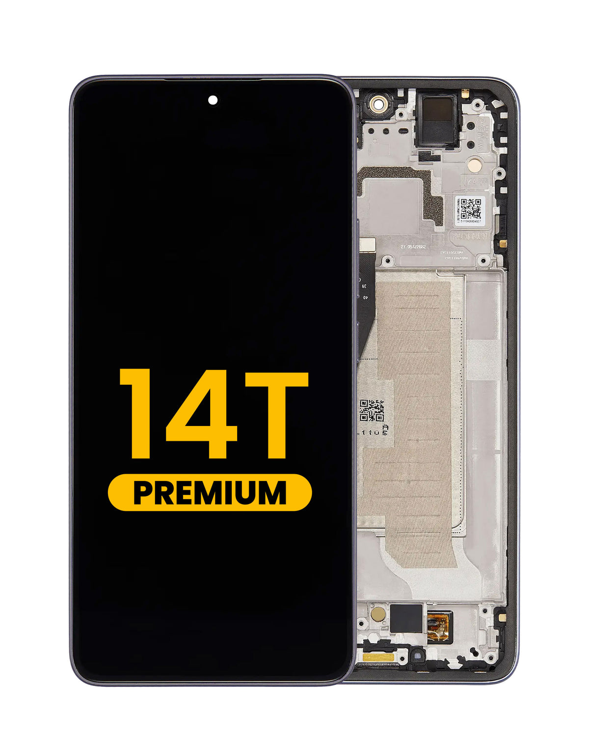 OLED Assembly with Frame for Xiaomi 14T (TITAN BLUE) (Premium)