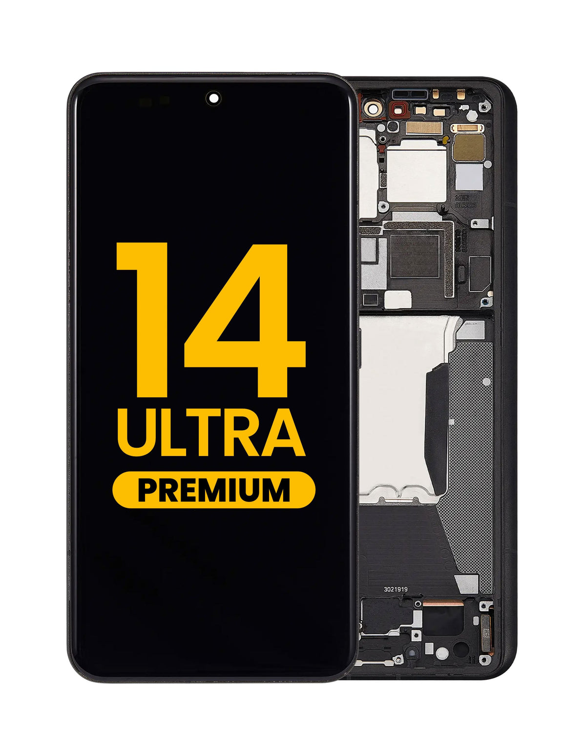 OLED Assembly with Frame for Xiaomi 14 Ultra (BLACK) (Premium)