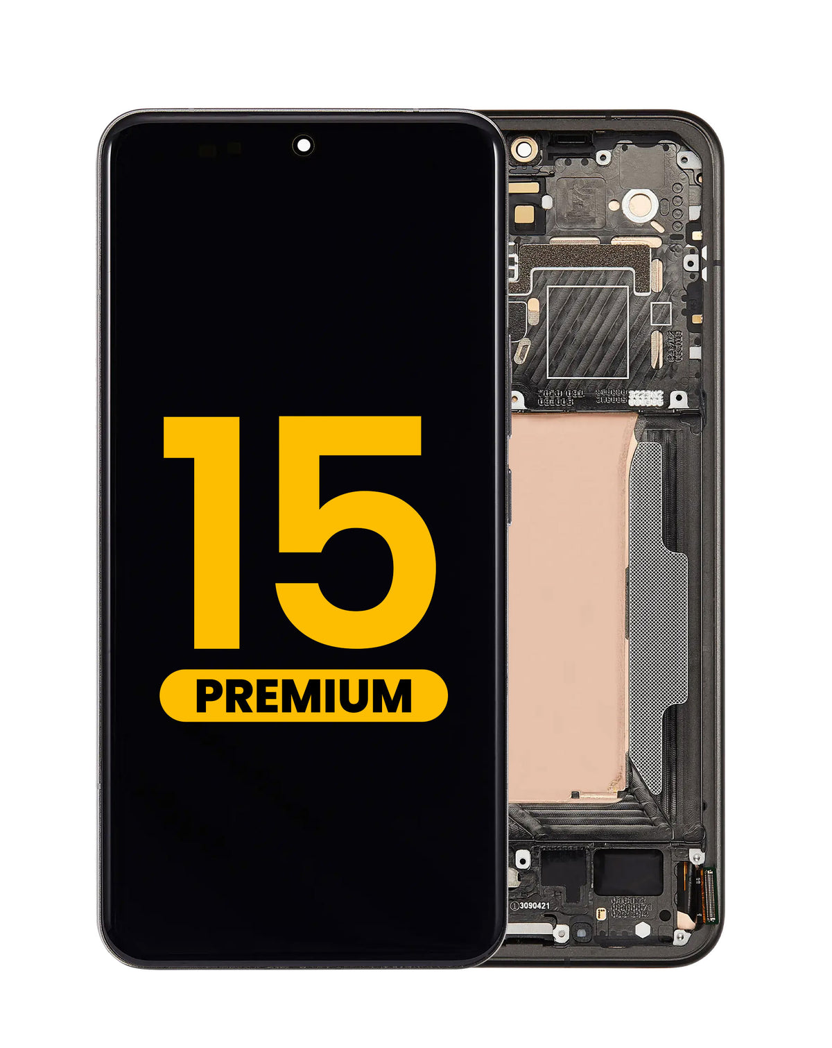 OLED Assembly with Frame for Xiaomi 15 (BLACK) (Premium)