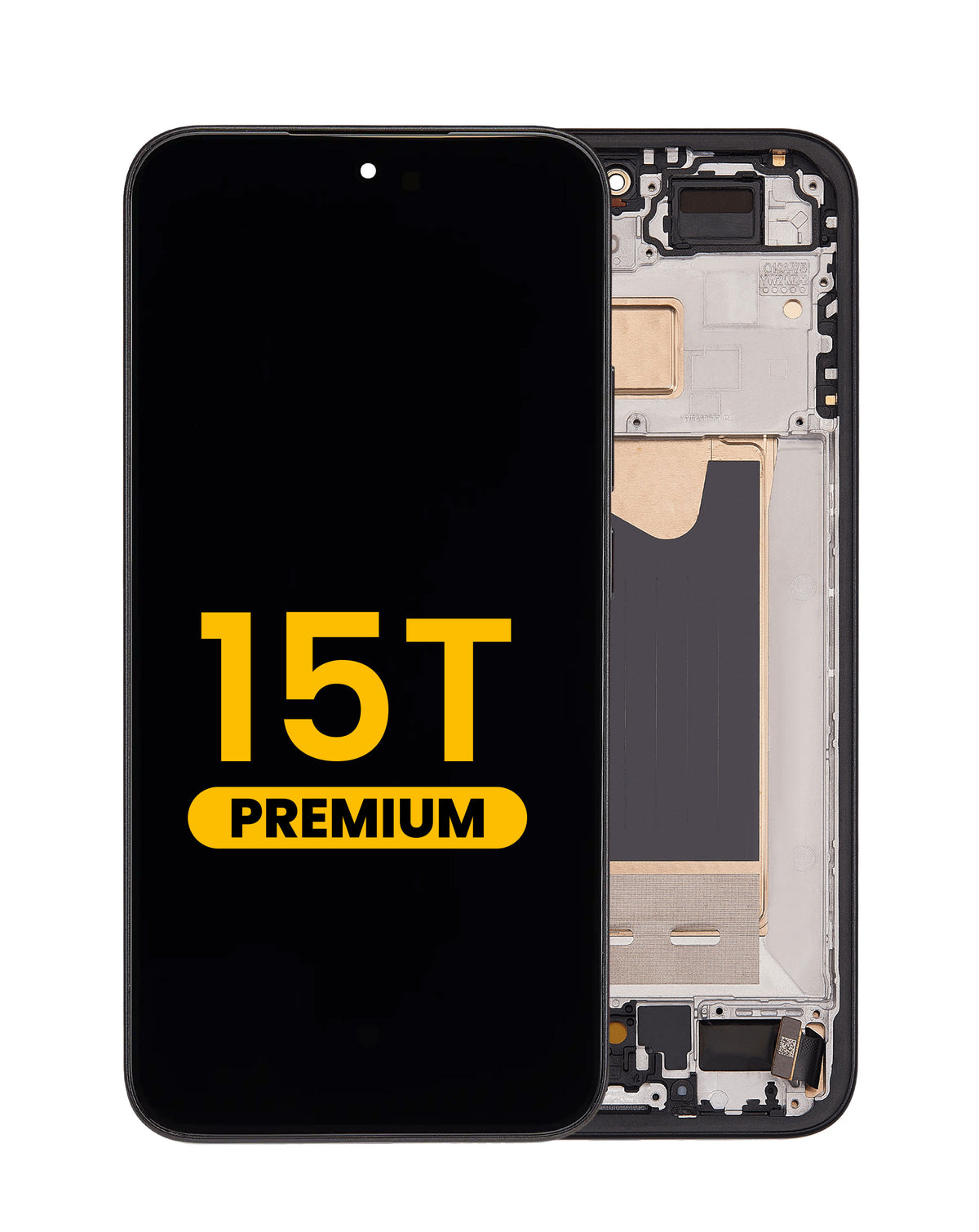 OLED Assembly with Frame for Xiaomi 15T (BLACK) (Premium)