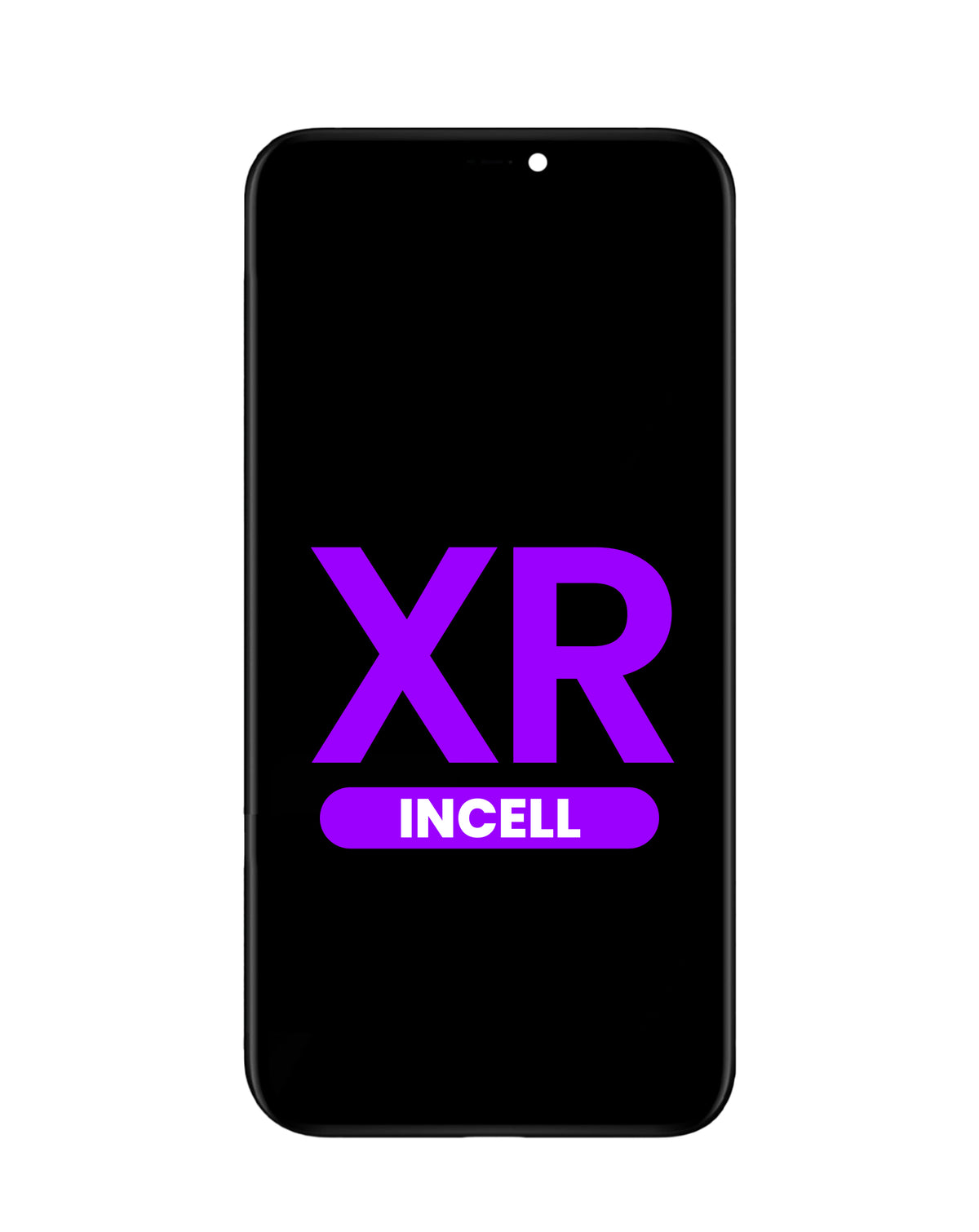 LCD Assembly with Steel Plate for iPhone XR (Aftermarket Incell / QV7)