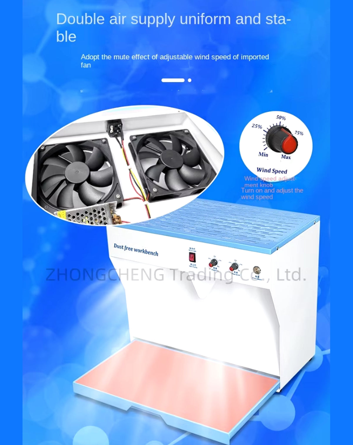 YYD 666 Max Portable Dust Free Clean Room with Adjustable Wind Speed (Only Ground Shipping)