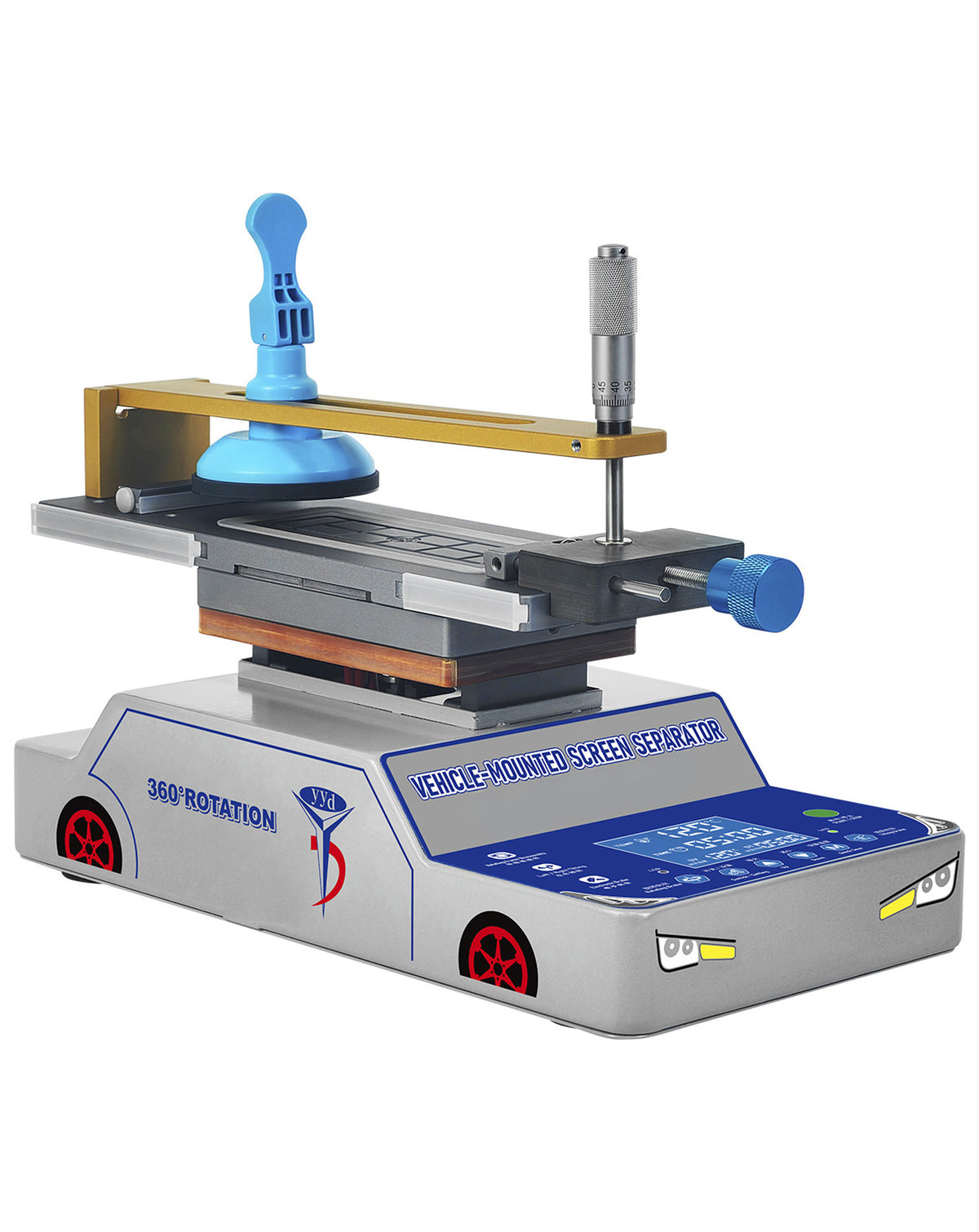YYD 360 Rotating LCD Screen Separator Machine with Tilt Function for Phone Repair (Only Ground Shipping)